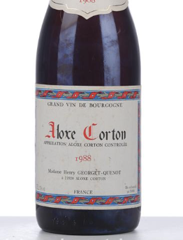 (image for) Mdme. Henry Georget Quenot - Mb ALOXE CORTON 1988 [Vvsbs ]